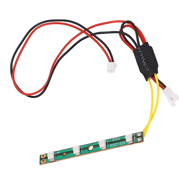 7,4V RC-ljusstång Röd belysning Hög ljusstyrka 4 pärlor 51 mm längd för SCY 16103 1/16 RC-bilar