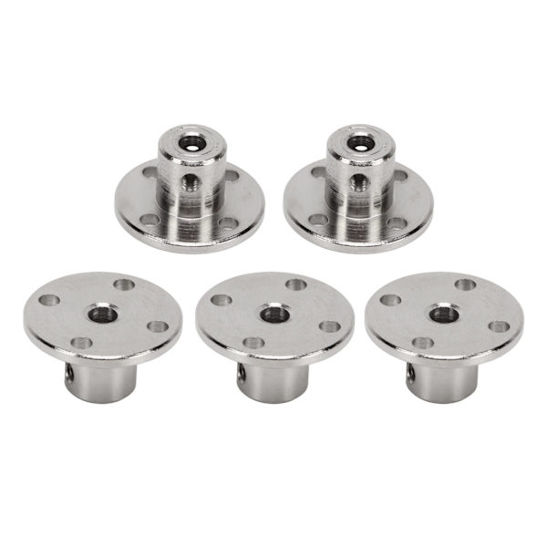 5 STK 4 mm flänskopplingskontakt Stål Styv styrning Modellkoppling Tillbehör Axelaxlar Beslag för DIY RC modellmotorer