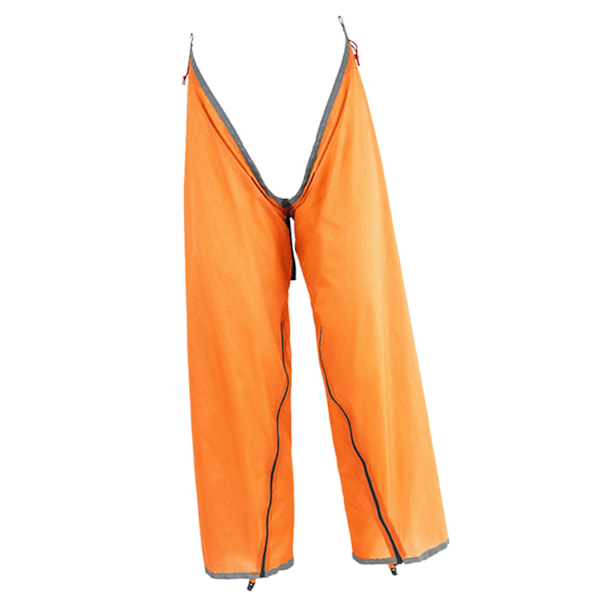 Regnbukser Vandtæt Letvægts Nylon Anti Skrid Justerbar Multifunktionel Regntæt Bukser Orange