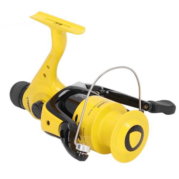 12 BB Fiskehjul Plast Aluminiumlegering Drag Spinning Reel 5.2: 1 højhastigheds fiskehjul til saltvand ferskvand CTR6000
