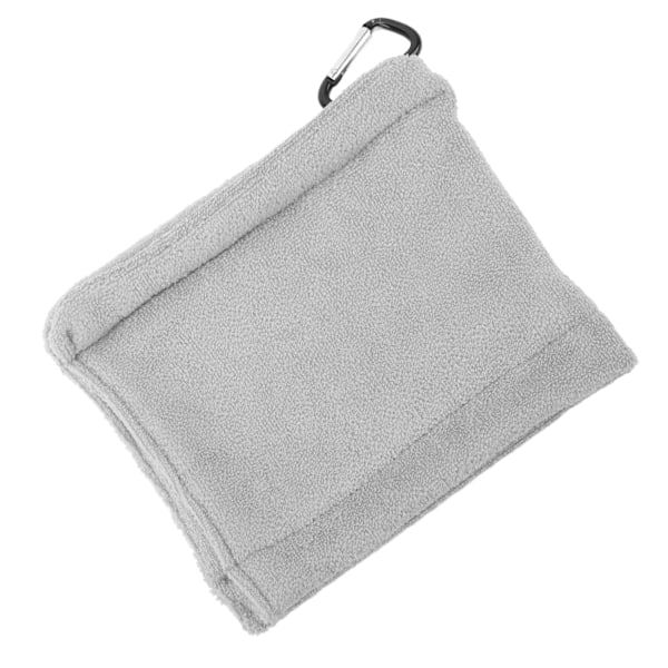 Golfhåndklæder Blødt alsidigt høj vandabsorption Bærbar mikrofiber golfhåndklæde til bold Golfkøller Grå