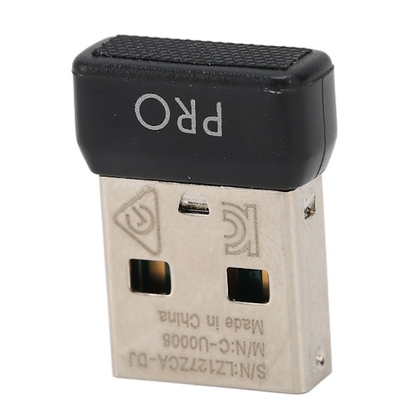USB-mottaker for trådløs mus 2.4G, enkel å bytte ut, ABS, bærbar minilottaker for Logitech G Pro