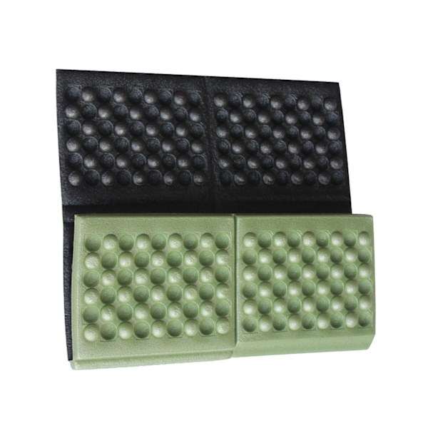 Udendørs foldbar bærbar skumpude Siddepude Bikube 6 foldbar skumpudemåtte til vandring OD Grøn 39x28.5x0.9cm/15.4x11.2x0.4in