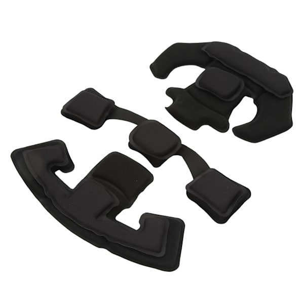Hjälmkudde Huvudkudde Skyddande 2-lagers Memory Foam Kudde Hjälmkudde Set för WENDY Black