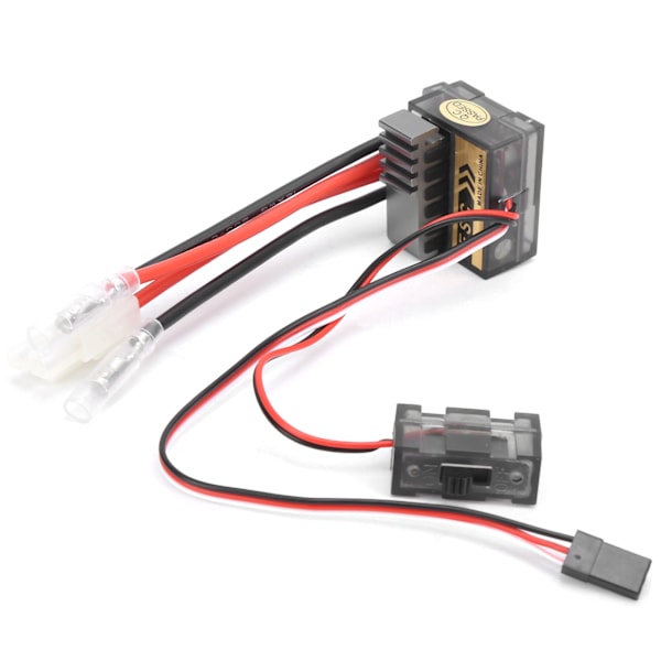 Højspænding Dual Way 320A ESC RC bilbåd børstet regulator - 7,2-16V, understøtter 3S litiumbatteri