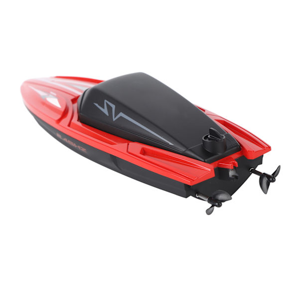 RC-båt Vattentät Avvatten Induktion Dubbelmotorfjärrkontroll Elektrisk Racing Speed ​​Boat 2,4G Enkelskrovsbatteri