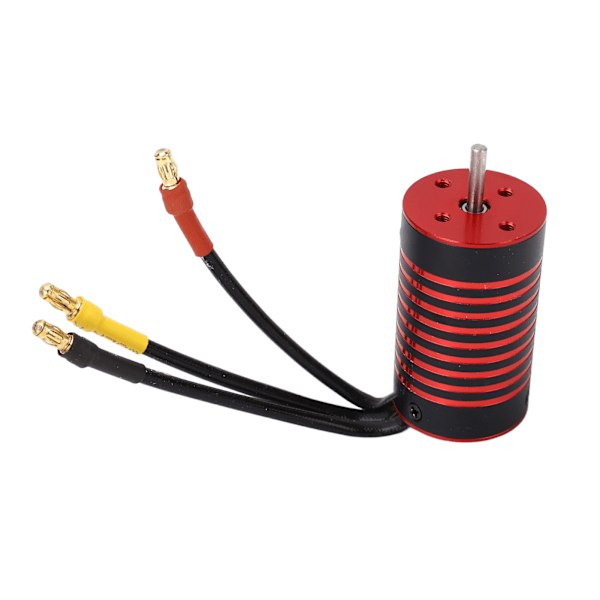 2845 RC bil børsteløs motor Vanntett rustsikker aluminiumslegering 4-polet RC bilmotor for 1/12 1/14 RC bil 3700KV