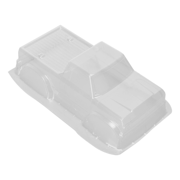 RC-auton kori Aksiaalinen SCX24 1:24 tela-ajoneuvoon, akseliväli 125 mm, iskunkestävä, RC-tarvike, läpinäkyvä