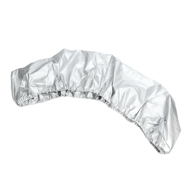 Bådovertræk Oxford Cloth Kajak Kano Båd Vandtæt Ultraviolet Resistent Støv Cover Shield Sølv 2,6-3m