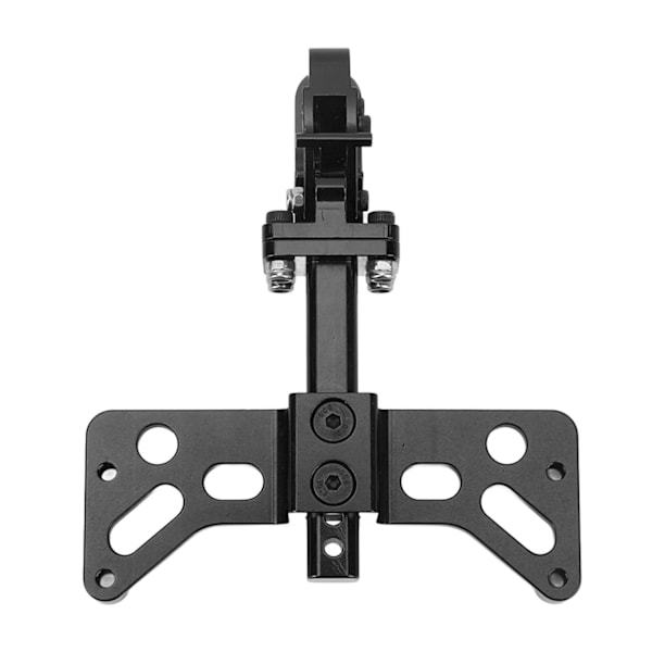 RC trækkrog Aluminiumslegering Justerbar letvægts anhængertræk til SCX6 1/6 sort