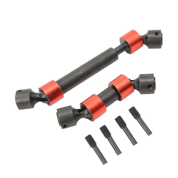 RC Center Drive Shaft Splined Universal Steel CVD Drivaxel för Traxxas REVO 3.3 för Summit E REVO 2.0 Red
