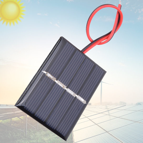 4 kpl 0,36W 2V aurinkopaneeli latauslevy ja elektroninen linja pienille sähkölaitteille