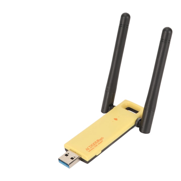 USB WiFi-adapter 2.4G 5G Dual Band Doble Antenner 802.11AC 1200Mbps WiFi Nettverksadapter for PC Laptop