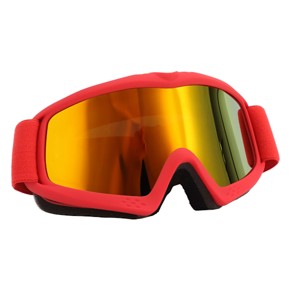 Skibriller for barn HD-belegg Linse UV-beskyttelse Støtsikkerhet Justerbare snøbriller Briller for ski Ridning Røde