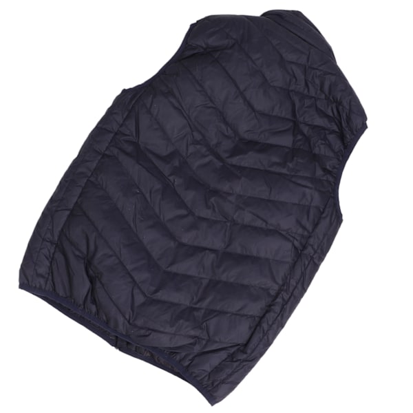 Elopvarmet vest Varmeisolering USB Varmejakke Vest 11 Varmezone 3 Gear Mænd Opvarmet tøj Blå 2XL