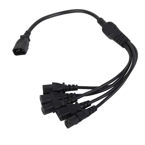 UPS PDU C14 till 5 x C13 Strömadapterkabel Han till Hona 10A 250V Y-delare Strömadapterkabel 1.6ft