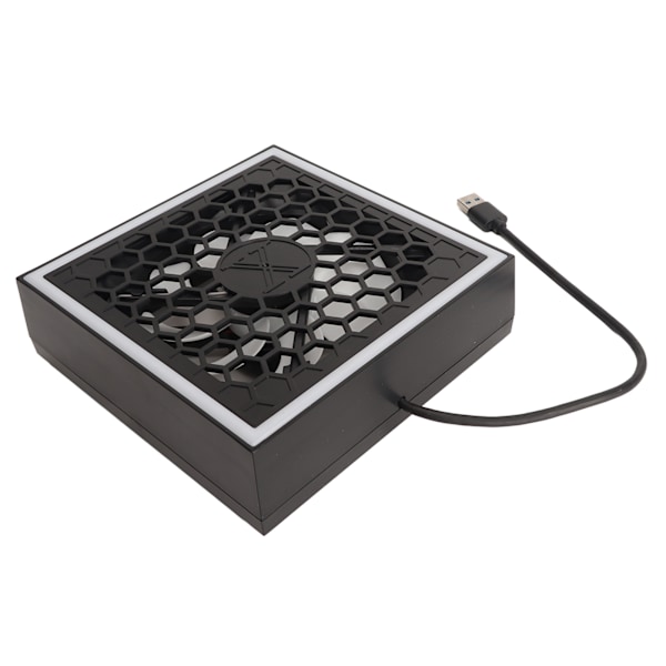 Konsol Top Blæser 3 Hastigheder 7 Lysindstillinger Top Køleblæser med RGB LED USB 3.0 USB 2.0 Port til Xbox Series X