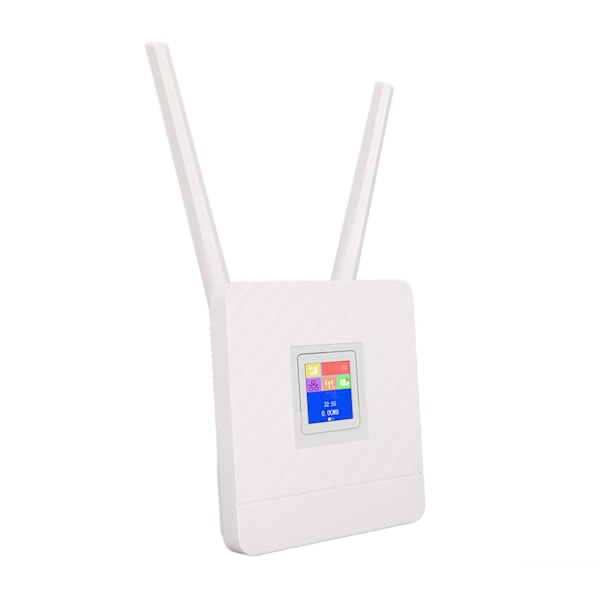 4G LTE CPE WiFi-reititin, 3 verkkoliitäntää, parannettu signaalinvoimakkuus, Plug and Play WiFi-reititin SIM-korttipaikalla monitoreille