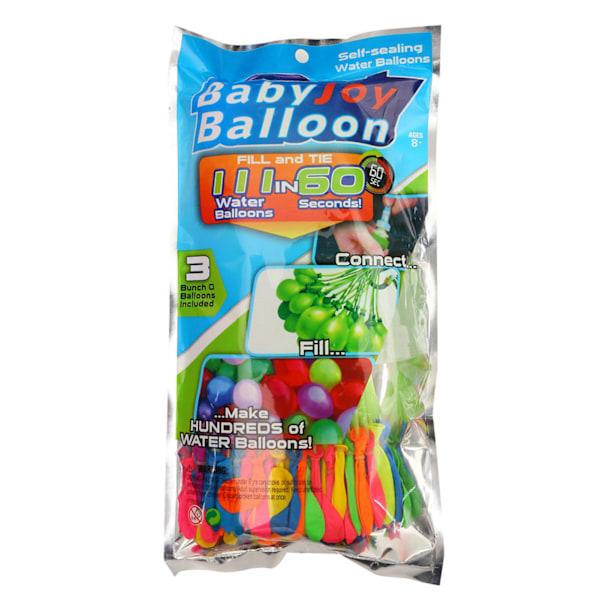 111 stk hurtigfyllende vannballonger Latex blandet farge Selvforseglende vannballongleke for barn