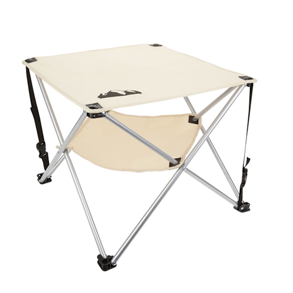 Utomhus mini hopfällbart bord Bärbart lätt 600D Oxford tyg hopfällbart bord för camping BBQ Picknick Khaki
