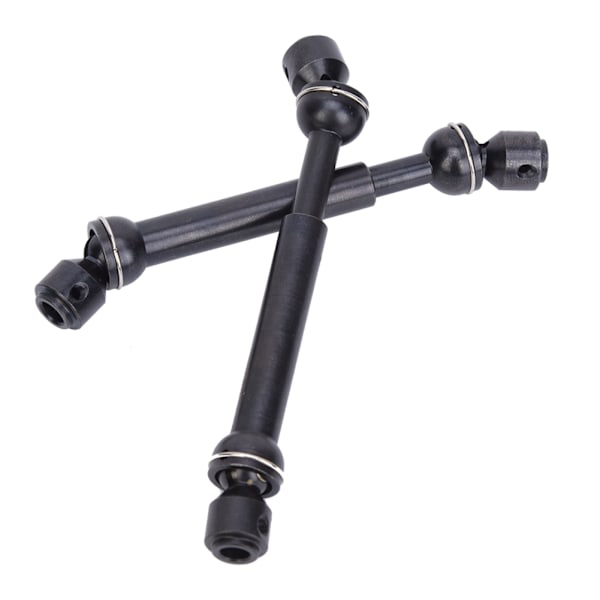 2 stk. sort metal CVD drivaksel tilbehør til Axial SCX10/CC01/D90/D110 1/10 RC bil - Sort (88-113mm)