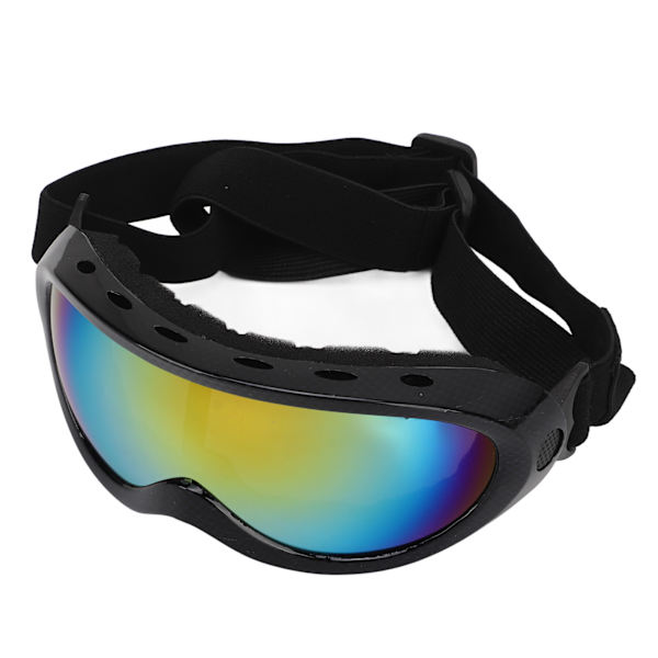 Husdjursglasögon utomhus UV-skydd Katt Hund Solglasögon Universal Funny Matchande glasögon Snake Skin Ram Röd lins