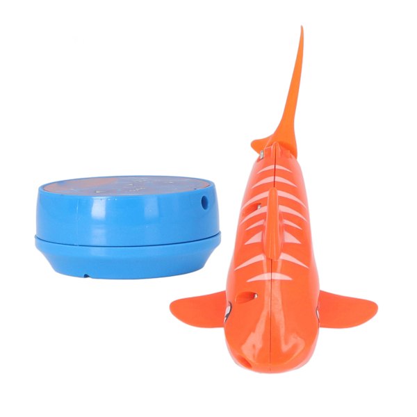 Minifjärrkontroll Toy Shark Electric RC Shark Poolleksak för Barn över 6 år Orange