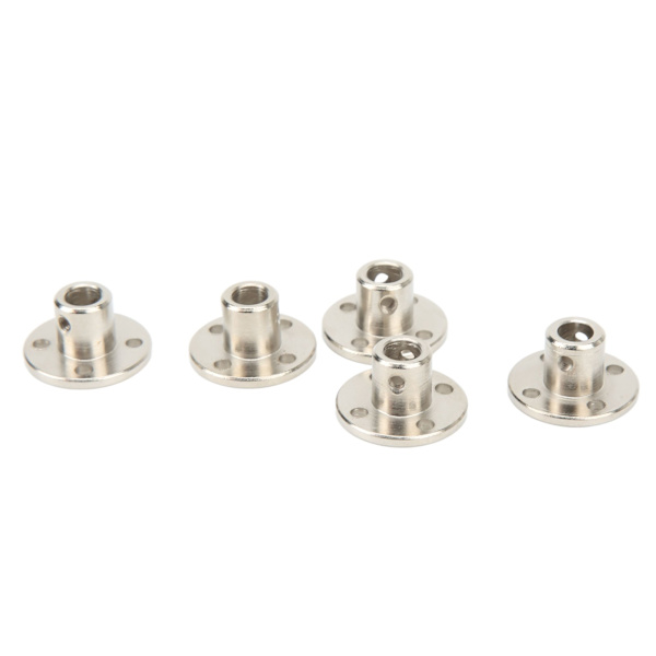 5 st 6 mm flänsaxelkoppling Flänskopplingskoppling Stel styrmodell koppling Tillbehör Axelaxelkopplingar för RC modellmotorer