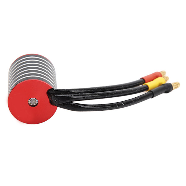 RC bil børsteløs motor 2430 aluminiumslegering kobber vanntett 4 poler høyhastighets børsteløs motorbytte for 1/24 1/18 RC bil 7200KV