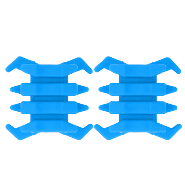 1 par gummibue-skytte bue lemmer vibrationsdæmpere dæmpere krabbeformet stabilisator til delt lem sammensatte buer blå