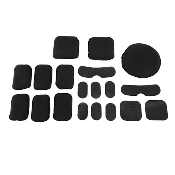 Black Helmet Liner System Utomhushjälm EVA Pading Pads Kuddmattor Ersättningsdyna med krok och ögla