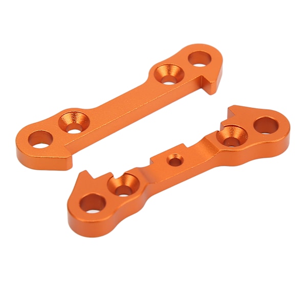 2 st Metall främre undre arm Fast blockplatta Anslutningsplattor Orange för ZD Racing 1/7 DBX07 EX 07 RC Car