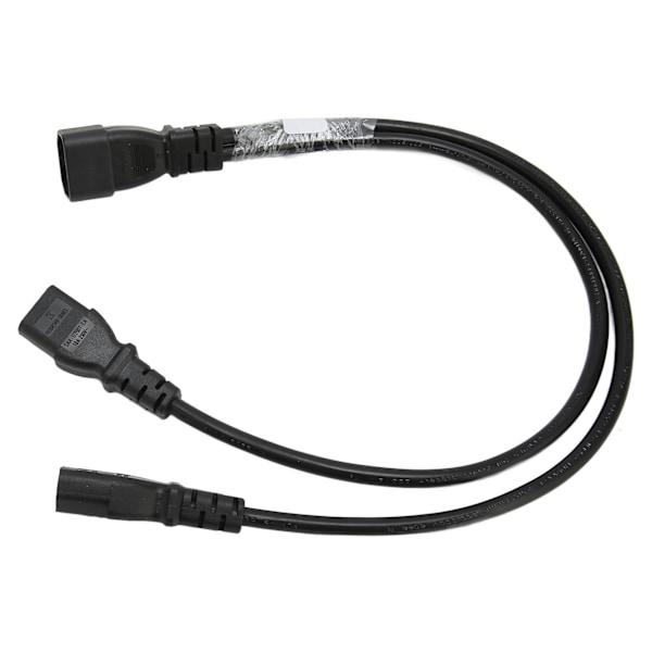 Enkelt C14 til Dobbelt 5 15R C13 Kabel Kort Strøm UPS Server Y Splitter Adapter Kabel til PC Skærm Printer