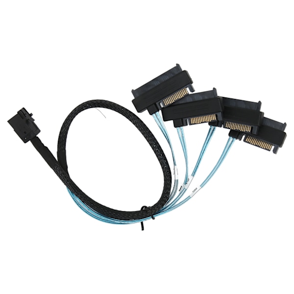 SFF 8643 - 4 SAS 29P -kaapeli, 12 Gbps, nopea SFF 8643 - SATA -johto palvelimen kiintolevyille, 0,5 m