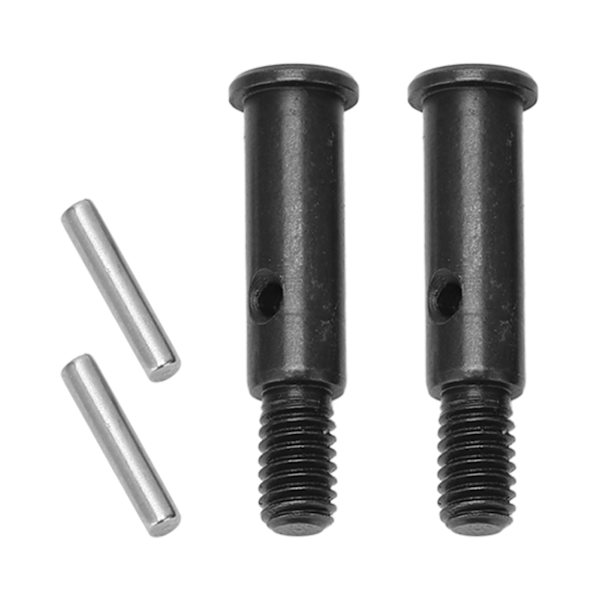 2 kpl RC etuakselin akseli terästä, korkealujuinen 23 mm RC-auton etuakselin akseli RC-auton tarvikkeet LOSI 1/10 22S 2WD:lle
