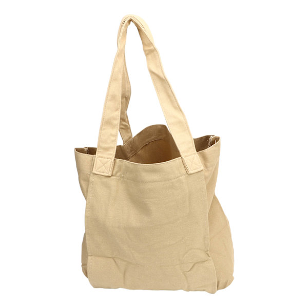 Yogamatte Bæreveske Bærbar oppbevaring Canvas Carryall Skulderveske 2 lag med glidelås Khaki