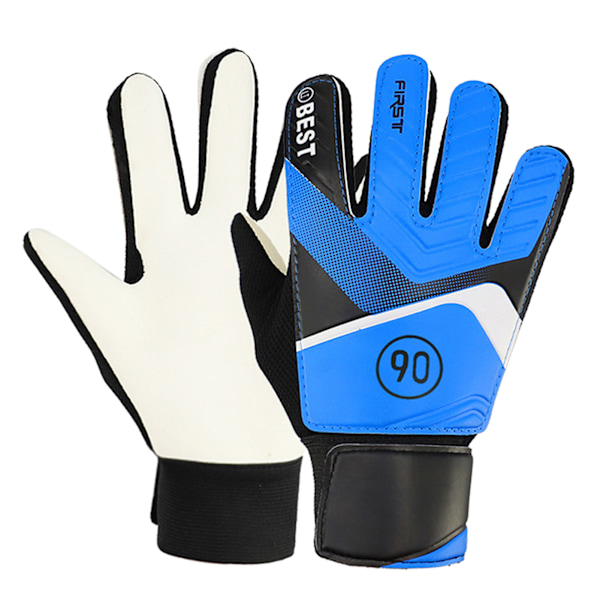 2ST Barnekeeperhansker Antikollisjon Fotballkeeperbeskyttelseshansker Blå 16‑17cm/6.3‑6.7in