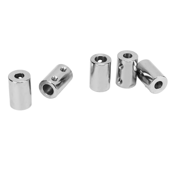 5 st axelkopplingssats 6-8 mm motorkoppling 4 mm hål 22 mm längd 14 mm diameter skarvkontakt för mekanisk transmission
