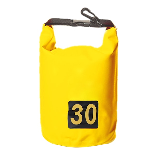 Vandtæt Bucket Bag Vandafvisende Dry Bag Moderne til Udendørs Rafting Camping 30L Gul
