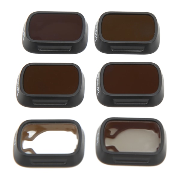 6 stk. Dronekameralinsefilter Vandtæt optisk glas UV CPL ND8PL ND16PL ND32PL ND64PL Dronefilter til MINI 3PRO