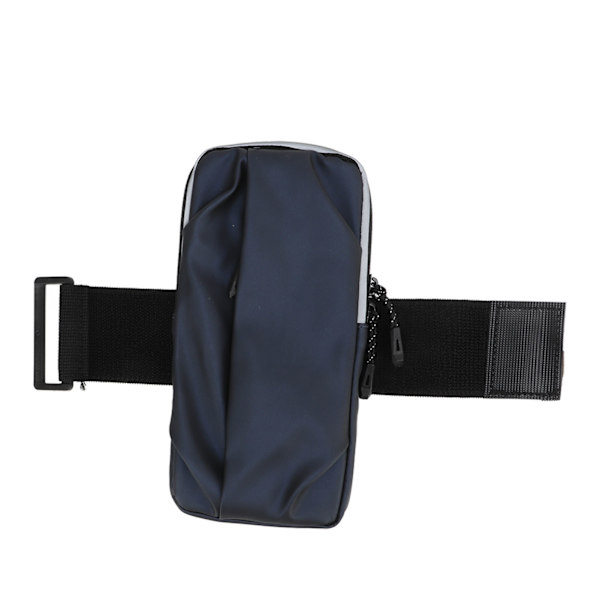 Outdoor Sport Fitness Löpararmsväska Löpning Mobiltelefon Armväska Vattentät PU Fitness Armband Mörkblå