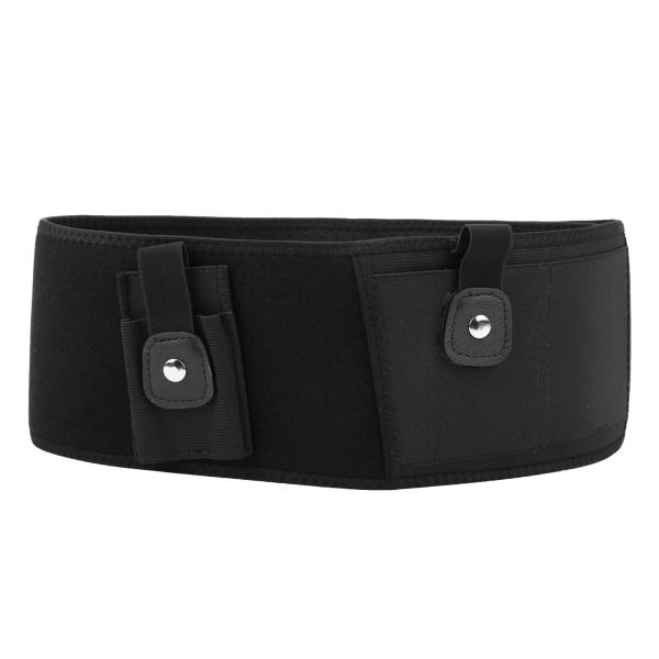 Multifunctional Outdoor Tactics Waist Belt 100cm Breathable Pistol Case Holster Blackleft