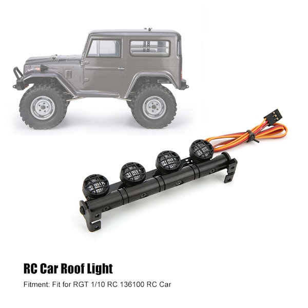 5V RC Takbelysuppgradering Del Tillbehör med Skruvpassning för RGT 1/10 136100 RC Bil Liten 16mm / 0.6in