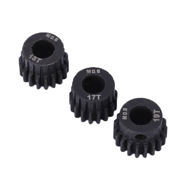 Motor Motormodul Pinion Gear Hulsætningskomponent til 1/10 1/8 RC Car17-19T