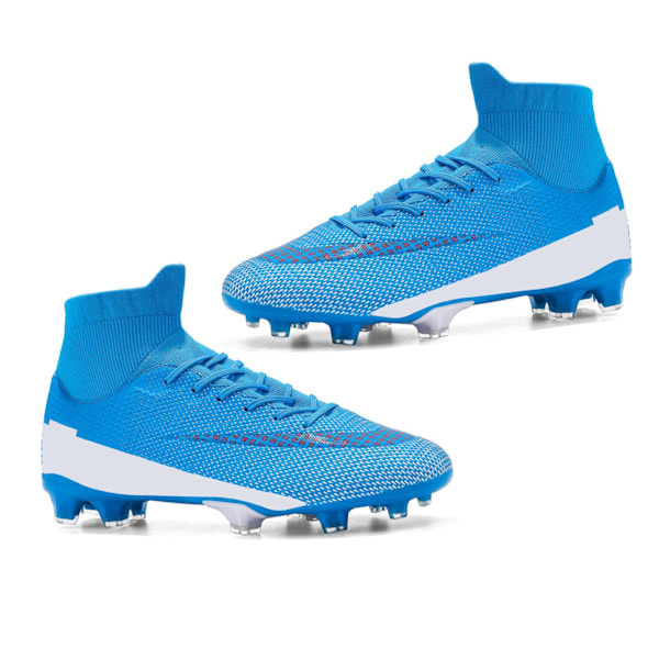 Kloskor Herr Fotbollsskor Utomhus Inomhusträning Vuxen fotbollsskor Grästräning Match Sport Sneakers Blå 43