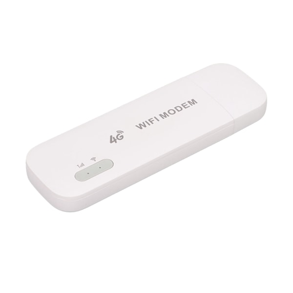 4G USB Kannettava Wifi, Tukee 10 Laitteita, Plug and Play, Useita Suojausominaisuuksia, USB Mobiili Wifi Puhelimille, Kannettaville Tietokoneille, Valkoinen