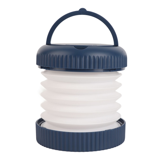 Sammenklappelig campinglanterne 3 tilstande Genopladelig øjenbeskyttelse Magnetisk bærbar LED-lampe med håndtag til teltture Blå