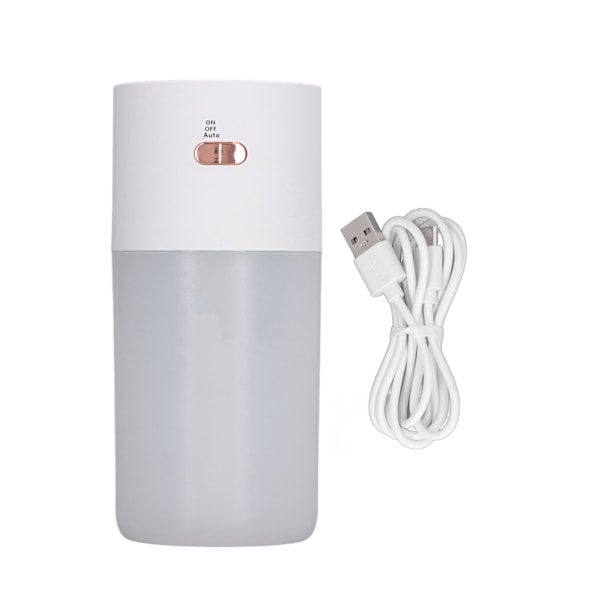 Genopladelig automatisk sprøjtedispenser 2W 300ML DC5V hvid berøringsfri alkohol spray til bilhotel