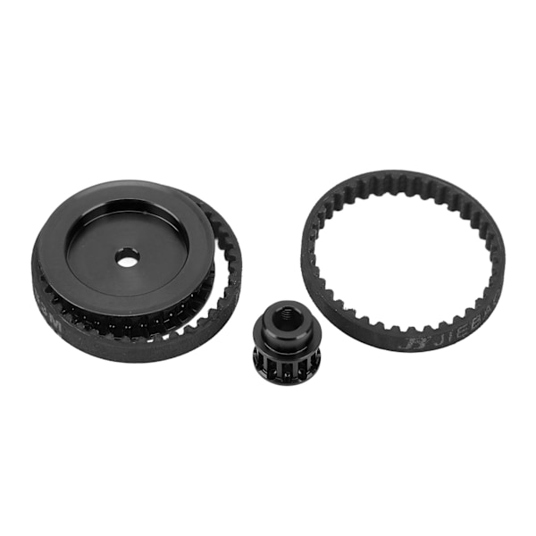 12T 30T hihnavetoiset vaihdelaatikot Järjestelmän vaihto Traxxas 1/10 RC Crawler -auton päivitykseen DIY-osat Musta
