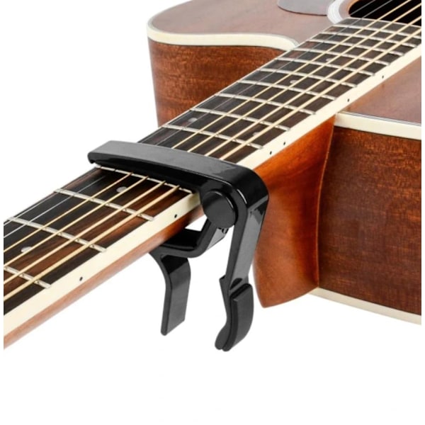 Gitarr Metall Capo Folk Akustisk Gitarr Capo Ukulele Tonartshöjare Gitarrtillbehör